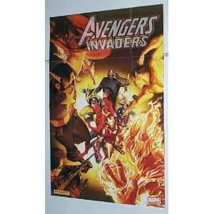  Avengers vs the Invaders 36 x 24 Marvel Comics Store Window Display 