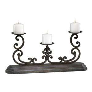  Uccello Trio Candleholder Dimensions H11 W23.5 Arts 