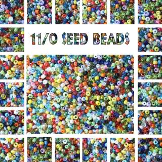 11/0 GLASS SEED BEADS mixed cols SeedBeadExplosion 40g  