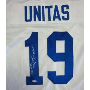  Johnny Unitas Autographed Uniform   QB Century PSA DNA 