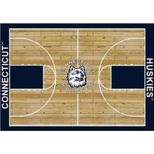    NCAA Home Court Rug   Connecticut Huskies