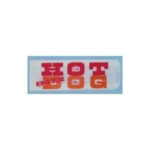  Dry Wax Hot Dog Bags 3 1/2 x 1 1/2x12 (446BC) Category 