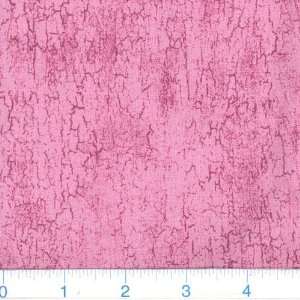  45 Wide Mount Vernon Crackle Pink Fabric By The Yard 