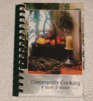 Taste of Maine Community Cooking Farmington Cookbook  