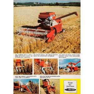   Forage Combine Sheller Agriculture   Original Print Ad