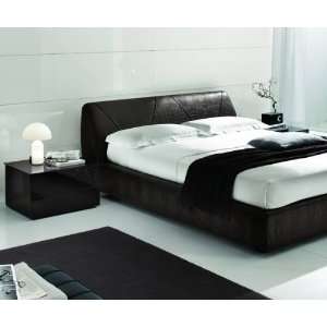  Modern Furniture  VIG  Strip GL.01 (Dk. Brown)  Bed   Made 