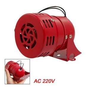   AC 220V 0.43A Red Metal Sheel 114dB Mini Motor Siren