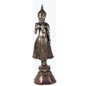  Silver Statue 22.5 Buddha 