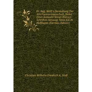   Vonn S.F.W. Hoffmann (German Edition) Christian Wilhelm Friedrich A