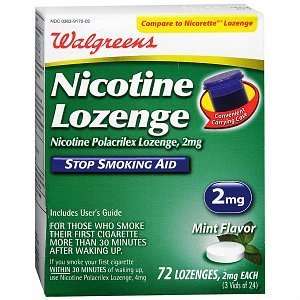   Nicotine Lozenge Mint 2Mg, 72 ea Health 
