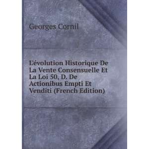   Empti Et Venditi (French Edition) Georges Cornil  Books
