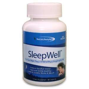 SleepWell   improves the quality of sleep, naturally [12 bottles, 720 