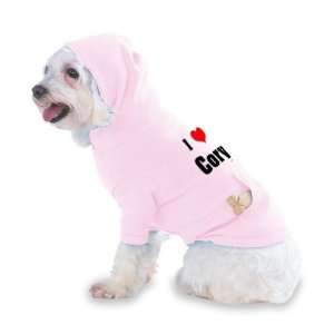 I Love/Heart Cory Hooded (Hoody) T Shirt with pocket for 