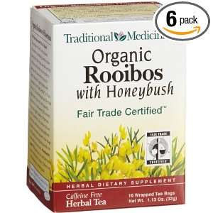 Traditional Medicinals Organic Fair Trade Certified Rooibos with 