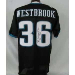  Brian Westbrook Signed Uniform   Eagles JSA   Autographed 