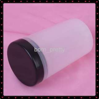 Nail art Acrylic Uv Gel brushes Pens Cleanser Container  
