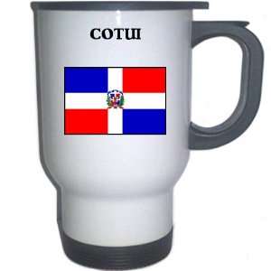  Dominican Republic   COTUI White Stainless Steel Mug 