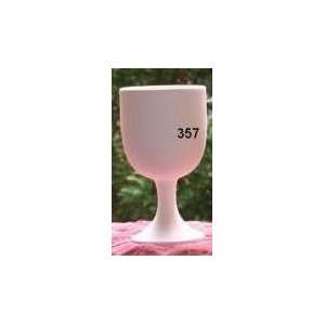   Ceramic bisque unpainted bi357 beer/water goblet 6.5 