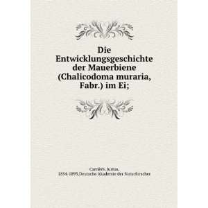   , 1854 1893,Deutsche Akademie der Naturforscher CarriÃ¨re Books
