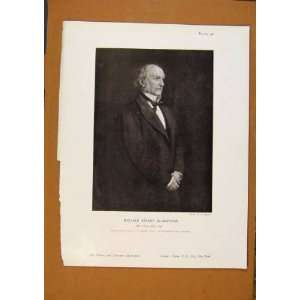  Art History William Ewart Gladstone Antique Print