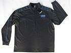 NIKE Golf Dri Fit pull over LS shirt MENs XL Black Blue CSX Trains 