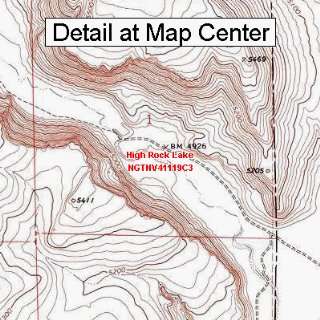   Map   High Rock Lake, Nevada (Folded/Waterproof)