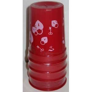  Valentines Day Plastic cup tumblers 4pk Toys & Games
