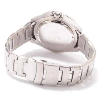   leader croton the seafarer boasts a round silver tone stainless