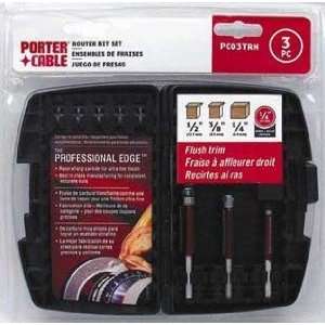  Porter Cable 3 Pc Flush Trim Multi pack Part No. PC03TRM 