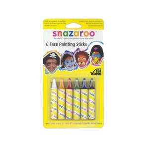  Body and Face Painting Crayons Snazaroo 6 Pack Crayon 