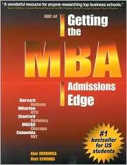 ABC of Getting the MBA Admissions Edge Officially Supported by 