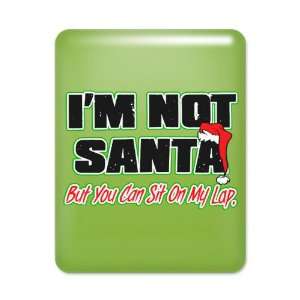  iPad Case Key Lime Christmas Im Not Santa But You Can Sit 