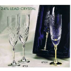  Crystal Wedding Champagne Flutes (pr)