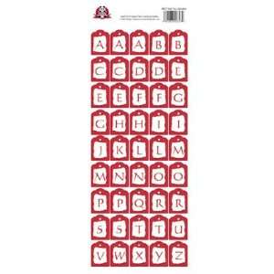  Design Originals Red Tag Alphabet Stickers