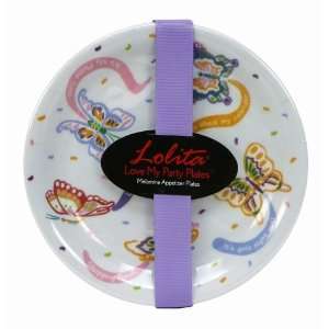  *CR Gibson Lolita Social Butterly Melamine Appetizer 