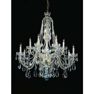  Crystorama Lighting 1112 CH CL S Traditional Crystal 12 