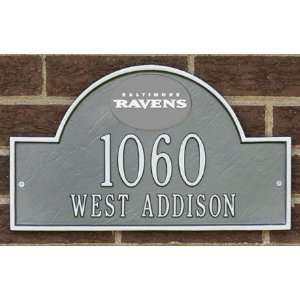  Baltimore Ravens Pewter & Silver Personalized Address 