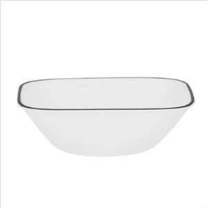   Square 22 ounce Soup/Cereal Bowl, Scribble Lines