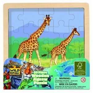  Wood Puzzle Giraffe Toys & Games