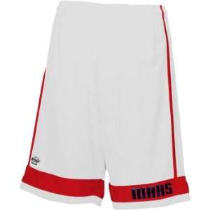   Custom Basketball Shorts WHITE/SCARLET (SHORT ONLY) AL Sports