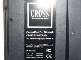 CrossPad Model CP41501 01XPAD Portable Digital Notepad  