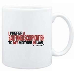 Mug White  I prefer a Sailfinned Scorpionfish to my mother in law 