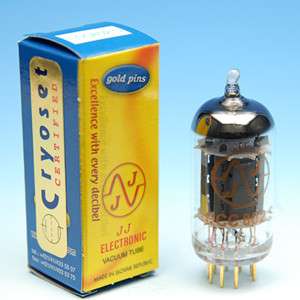 JJ ECC802S / 12AU7 Gold Pin Cryo Single  