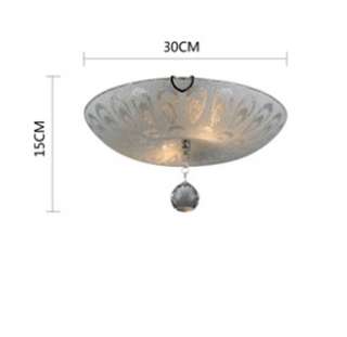 New  Luxury chandelier crystal clear 12 ceiling lamp  