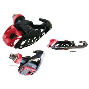  Time i Clic Titan Carbon Pedal w/Cleat   1 Pair, Red/Black 
