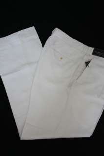 Polo Ralph Lauren Mens Beige Linen Silk Ctn Dress Pants  