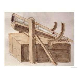  Project For a Cannon, Illustration from De Re Militari by 