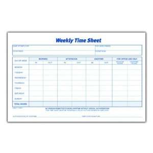  ABF9507ABF   Weekly Time Sheet