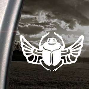  Winged Scarab Beetle Decal Car Truck Window Sticker 
