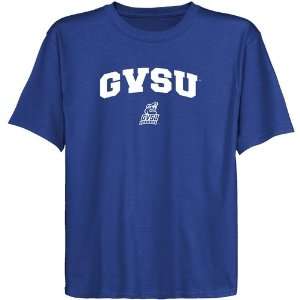  Grand Valley State Lakers Youth Royal Blue Logo Arch T 